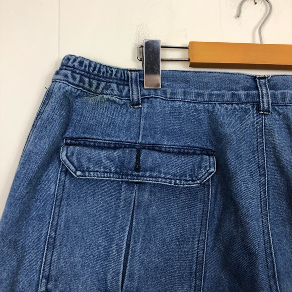 Vintage 90s Dickies Denim 6” Carpenter Shorts Sz 44 - Picture 5 of 11